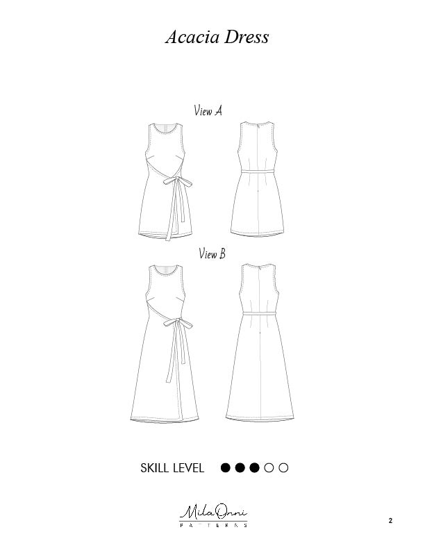 Acacia Dress / PDF Sewing Pattern